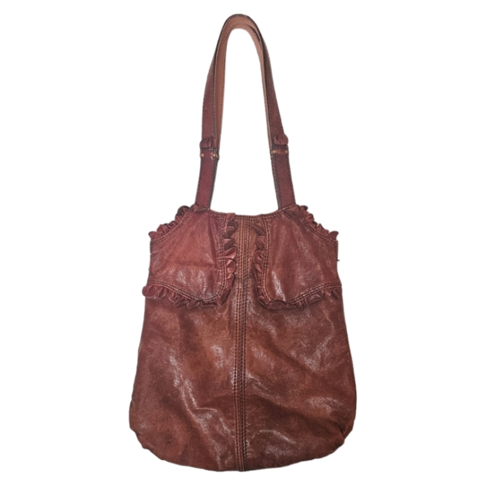 Lucky Brand Italian leather shoulder bag.